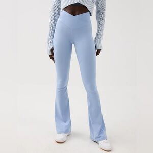 NWT! OFFLINE By Aerie Real Me High Waisted Crossover Flare Leggings size Large